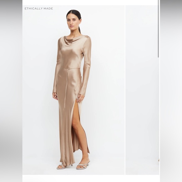 Bec + Bridge moon dance maxi in rose gold - Picture 1 of 3